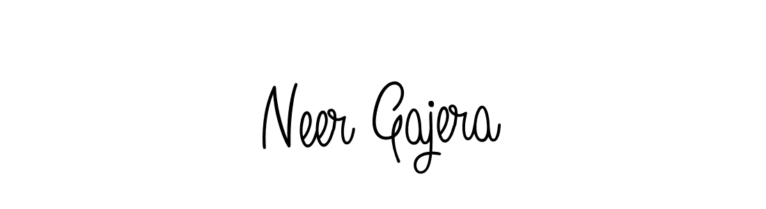 Make a beautiful signature design for name Neer Gajera. Use this online signature maker to create a handwritten signature for free. Neer Gajera signature style 5 images and pictures png