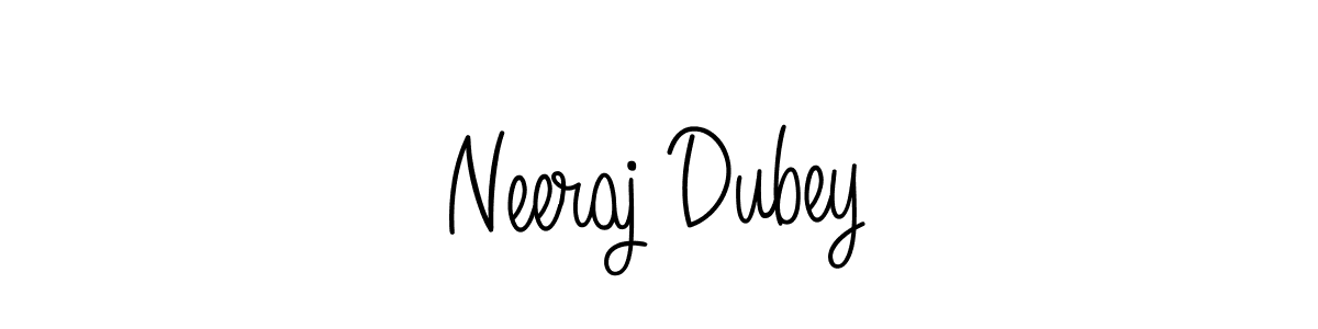 Design your own signature with our free online signature maker. With this signature software, you can create a handwritten (Angelique-Rose-font-FFP) signature for name Neeraj Dubey. Neeraj Dubey signature style 5 images and pictures png