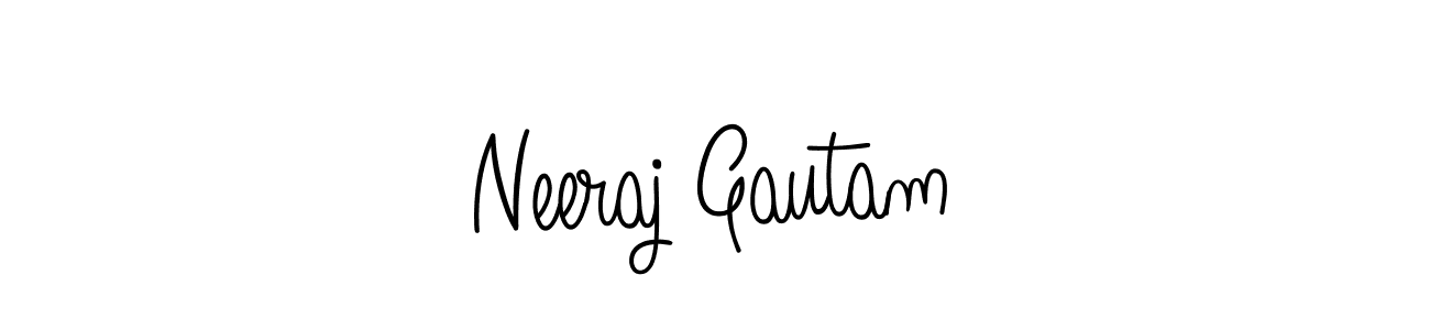 How to make Neeraj Gautam signature? Angelique-Rose-font-FFP is a professional autograph style. Create handwritten signature for Neeraj Gautam name. Neeraj Gautam signature style 5 images and pictures png