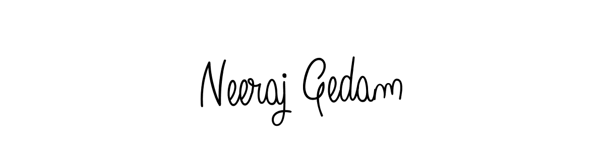 How to Draw Neeraj Gedam signature style? Angelique-Rose-font-FFP is a latest design signature styles for name Neeraj Gedam. Neeraj Gedam signature style 5 images and pictures png