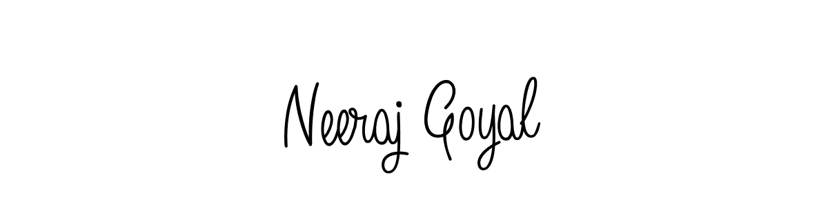 How to make Neeraj Goyal signature? Angelique-Rose-font-FFP is a professional autograph style. Create handwritten signature for Neeraj Goyal name. Neeraj Goyal signature style 5 images and pictures png