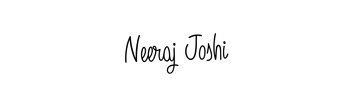 How to make Neeraj Joshi name signature. Use Angelique-Rose-font-FFP style for creating short signs online. This is the latest handwritten sign. Neeraj Joshi signature style 5 images and pictures png