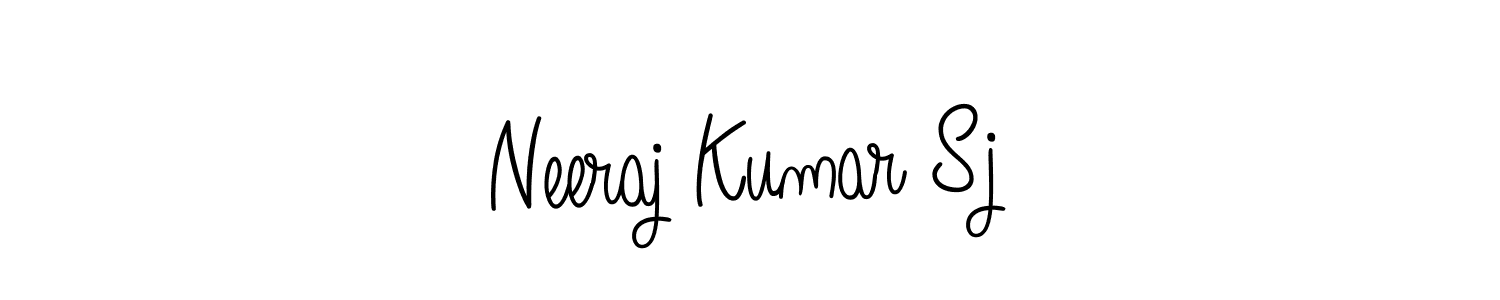 if you are searching for the best signature style for your name Neeraj Kumar Sj. so please give up your signature search. here we have designed multiple signature styles  using Angelique-Rose-font-FFP. Neeraj Kumar Sj signature style 5 images and pictures png