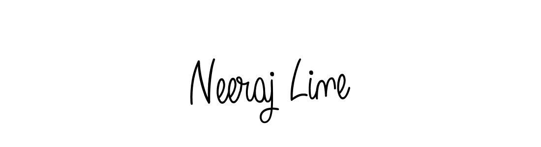 How to Draw Neeraj Line signature style? Angelique-Rose-font-FFP is a latest design signature styles for name Neeraj Line. Neeraj Line signature style 5 images and pictures png