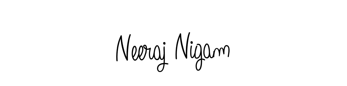 Create a beautiful signature design for name Neeraj Nigam. With this signature (Angelique-Rose-font-FFP) fonts, you can make a handwritten signature for free. Neeraj Nigam signature style 5 images and pictures png