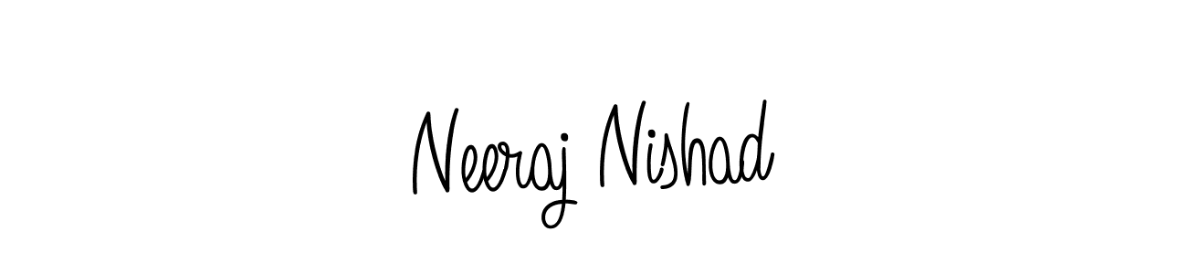 Make a beautiful signature design for name Neeraj Nishad. Use this online signature maker to create a handwritten signature for free. Neeraj Nishad signature style 5 images and pictures png