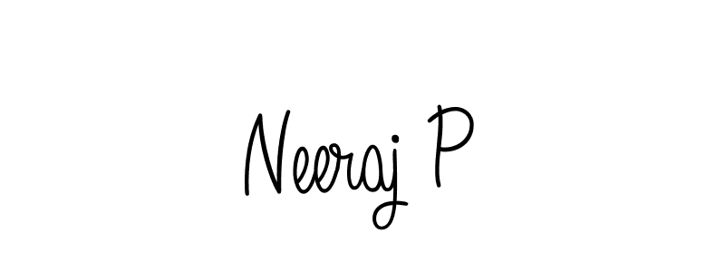 It looks lik you need a new signature style for name Neeraj P. Design unique handwritten (Angelique-Rose-font-FFP) signature with our free signature maker in just a few clicks. Neeraj P signature style 5 images and pictures png