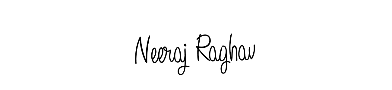 Make a beautiful signature design for name Neeraj Raghav. With this signature (Angelique-Rose-font-FFP) style, you can create a handwritten signature for free. Neeraj Raghav signature style 5 images and pictures png