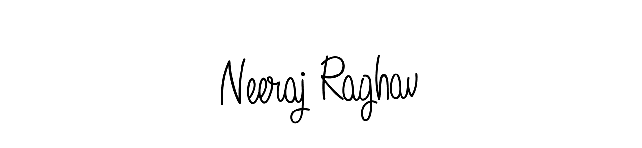 Make a beautiful signature design for name Neeraj Raghav. With this signature (Angelique-Rose-font-FFP) style, you can create a handwritten signature for free. Neeraj Raghav signature style 5 images and pictures png