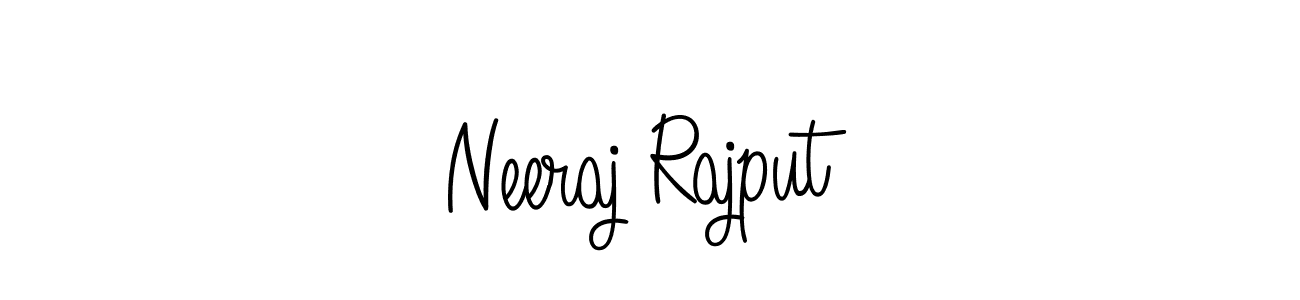 Use a signature maker to create a handwritten signature online. With this signature software, you can design (Angelique-Rose-font-FFP) your own signature for name Neeraj Rajput. Neeraj Rajput signature style 5 images and pictures png