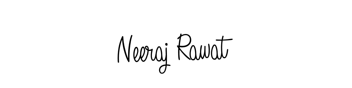 Neeraj Rawat stylish signature style. Best Handwritten Sign (Angelique-Rose-font-FFP) for my name. Handwritten Signature Collection Ideas for my name Neeraj Rawat. Neeraj Rawat signature style 5 images and pictures png