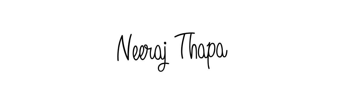 Make a beautiful signature design for name Neeraj Thapa. Use this online signature maker to create a handwritten signature for free. Neeraj Thapa signature style 5 images and pictures png