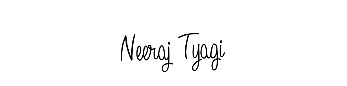 Create a beautiful signature design for name Neeraj Tyagi. With this signature (Angelique-Rose-font-FFP) fonts, you can make a handwritten signature for free. Neeraj Tyagi signature style 5 images and pictures png