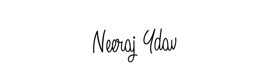 Create a beautiful signature design for name Neeraj Ydav. With this signature (Angelique-Rose-font-FFP) fonts, you can make a handwritten signature for free. Neeraj Ydav signature style 5 images and pictures png