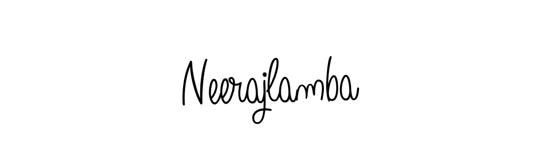 How to make Neerajlamba signature? Angelique-Rose-font-FFP is a professional autograph style. Create handwritten signature for Neerajlamba name. Neerajlamba signature style 5 images and pictures png