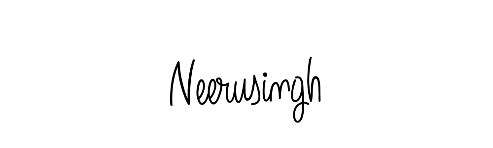 Neerusingh stylish signature style. Best Handwritten Sign (Angelique-Rose-font-FFP) for my name. Handwritten Signature Collection Ideas for my name Neerusingh. Neerusingh signature style 5 images and pictures png