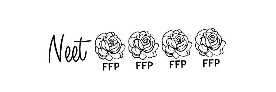 The best way (Angelique-Rose-font-FFP) to make a short signature is to pick only two or three words in your name. The name Neet 2023 include a total of six letters. For converting this name. Neet 2023 signature style 5 images and pictures png