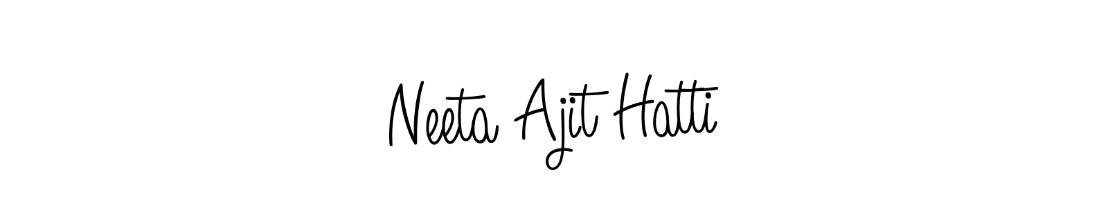Once you've used our free online signature maker to create your best signature Angelique-Rose-font-FFP style, it's time to enjoy all of the benefits that Neeta Ajit Hatti name signing documents. Neeta Ajit Hatti signature style 5 images and pictures png