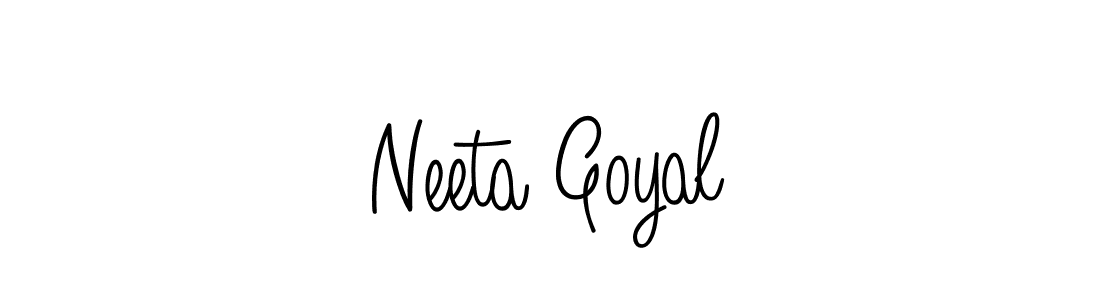 This is the best signature style for the Neeta Goyal name. Also you like these signature font (Angelique-Rose-font-FFP). Mix name signature. Neeta Goyal signature style 5 images and pictures png