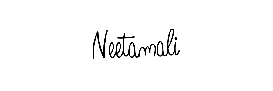 Also we have Neetamali name is the best signature style. Create professional handwritten signature collection using Angelique-Rose-font-FFP autograph style. Neetamali signature style 5 images and pictures png