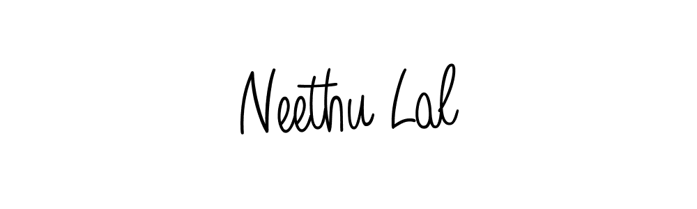 Angelique-Rose-font-FFP is a professional signature style that is perfect for those who want to add a touch of class to their signature. It is also a great choice for those who want to make their signature more unique. Get Neethu Lal name to fancy signature for free. Neethu Lal signature style 5 images and pictures png