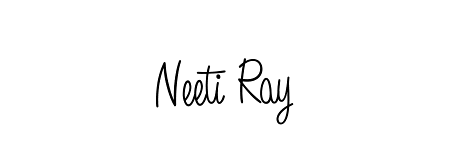 Design your own signature with our free online signature maker. With this signature software, you can create a handwritten (Angelique-Rose-font-FFP) signature for name Neeti Ray. Neeti Ray signature style 5 images and pictures png