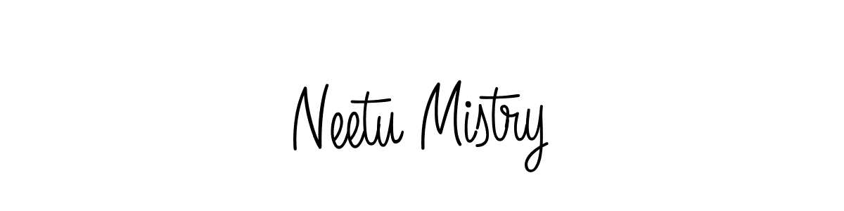 if you are searching for the best signature style for your name Neetu Mistry. so please give up your signature search. here we have designed multiple signature styles  using Angelique-Rose-font-FFP. Neetu Mistry signature style 5 images and pictures png