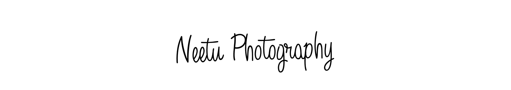 Design your own signature with our free online signature maker. With this signature software, you can create a handwritten (Angelique-Rose-font-FFP) signature for name Neetu Photography. Neetu Photography signature style 5 images and pictures png
