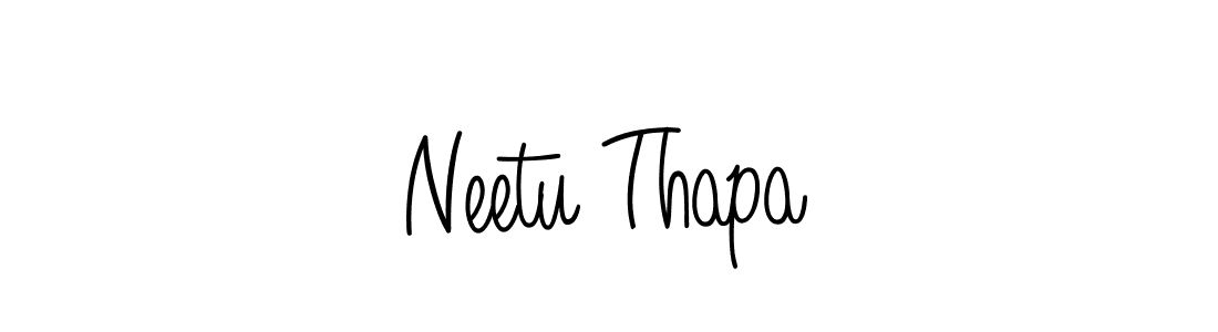 Once you've used our free online signature maker to create your best signature Angelique-Rose-font-FFP style, it's time to enjoy all of the benefits that Neetu Thapa name signing documents. Neetu Thapa signature style 5 images and pictures png