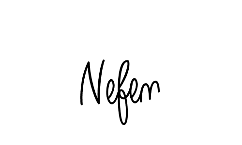 Check out images of Autograph of Nefen name. Actor Nefen Signature Style. Angelique-Rose-font-FFP is a professional sign style online. Nefen signature style 5 images and pictures png