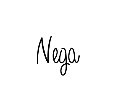 Design your own signature with our free online signature maker. With this signature software, you can create a handwritten (Angelique-Rose-font-FFP) signature for name Nega. Nega signature style 5 images and pictures png