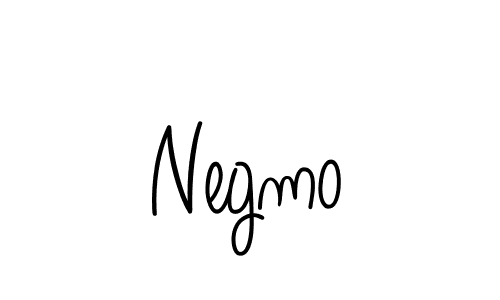 You should practise on your own different ways (Angelique-Rose-font-FFP) to write your name (Negmo) in signature. don't let someone else do it for you. Negmo signature style 5 images and pictures png