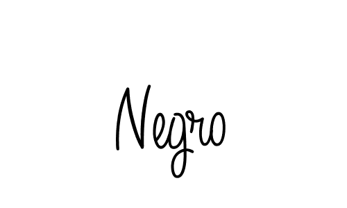 Make a beautiful signature design for name Negro. Use this online signature maker to create a handwritten signature for free. Negro signature style 5 images and pictures png