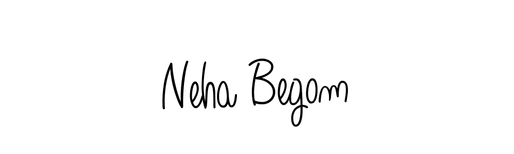 How to Draw Neha Begom signature style? Angelique-Rose-font-FFP is a latest design signature styles for name Neha Begom. Neha Begom signature style 5 images and pictures png