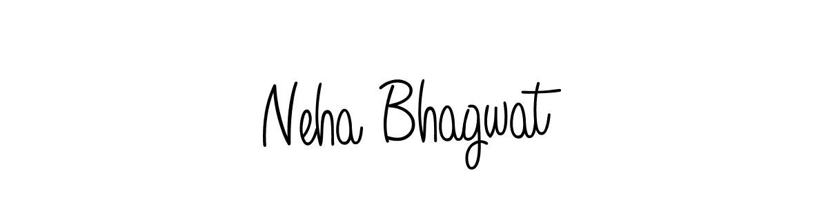 You should practise on your own different ways (Angelique-Rose-font-FFP) to write your name (Neha Bhagwat) in signature. don't let someone else do it for you. Neha Bhagwat signature style 5 images and pictures png