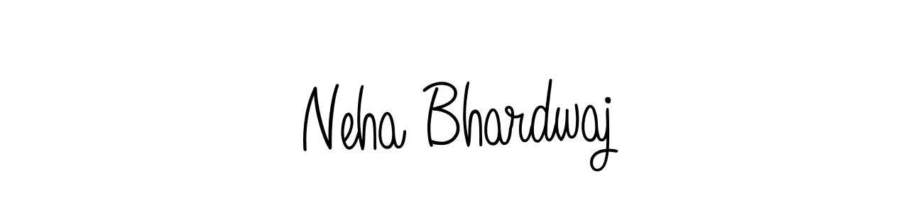 Make a beautiful signature design for name Neha Bhardwaj. With this signature (Angelique-Rose-font-FFP) style, you can create a handwritten signature for free. Neha Bhardwaj signature style 5 images and pictures png
