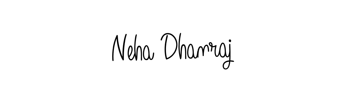 How to make Neha Dhanraj name signature. Use Angelique-Rose-font-FFP style for creating short signs online. This is the latest handwritten sign. Neha Dhanraj signature style 5 images and pictures png