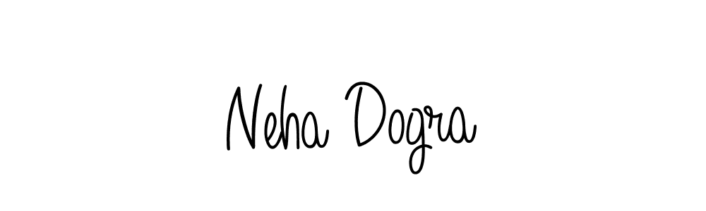 Make a beautiful signature design for name Neha Dogra. With this signature (Angelique-Rose-font-FFP) style, you can create a handwritten signature for free. Neha Dogra signature style 5 images and pictures png