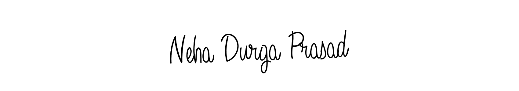 The best way (Angelique-Rose-font-FFP) to make a short signature is to pick only two or three words in your name. The name Neha Durga Prasad include a total of six letters. For converting this name. Neha Durga Prasad signature style 5 images and pictures png