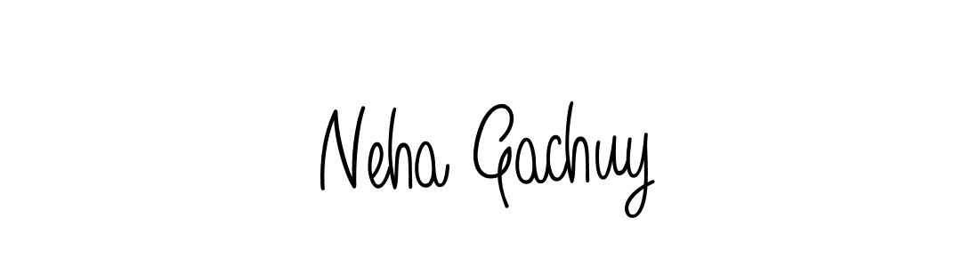 Make a beautiful signature design for name Neha Gachuy. Use this online signature maker to create a handwritten signature for free. Neha Gachuy signature style 5 images and pictures png
