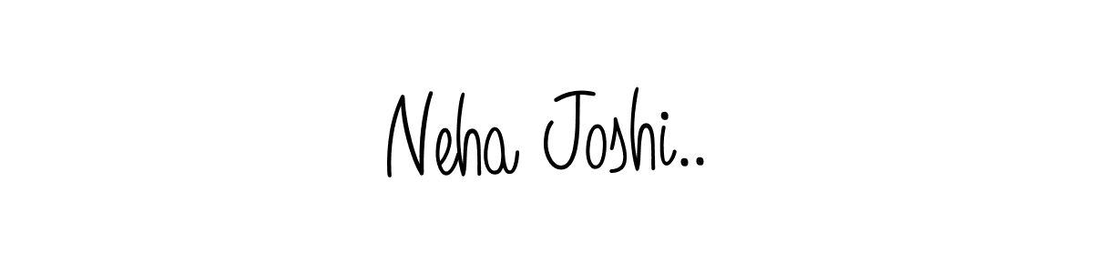 Also You can easily find your signature by using the search form. We will create Neha Joshi.. name handwritten signature images for you free of cost using Angelique-Rose-font-FFP sign style. Neha Joshi.. signature style 5 images and pictures png