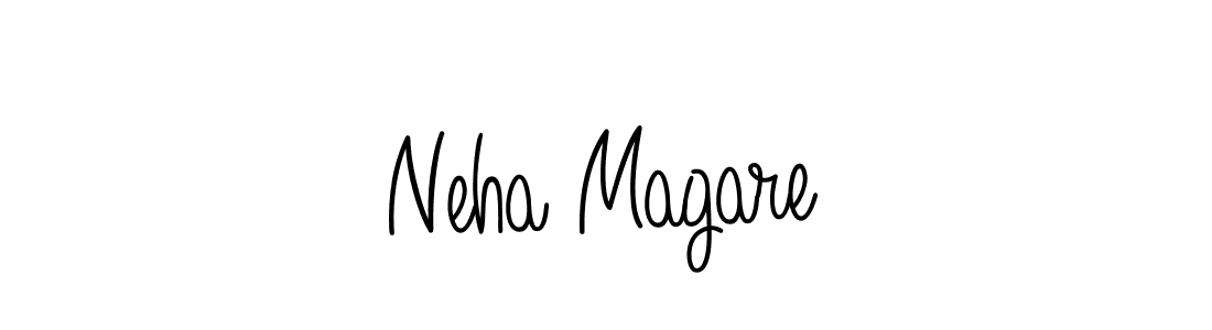 Also You can easily find your signature by using the search form. We will create Neha Magare name handwritten signature images for you free of cost using Angelique-Rose-font-FFP sign style. Neha Magare signature style 5 images and pictures png