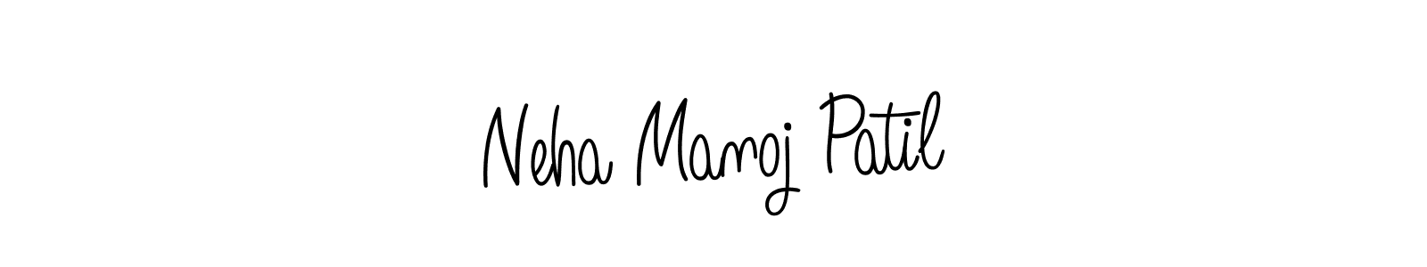 This is the best signature style for the Neha Manoj Patil name. Also you like these signature font (Angelique-Rose-font-FFP). Mix name signature. Neha Manoj Patil signature style 5 images and pictures png