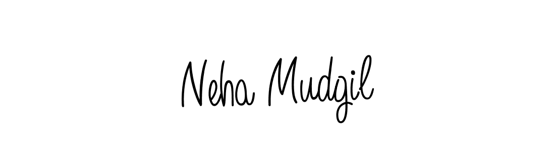 Design your own signature with our free online signature maker. With this signature software, you can create a handwritten (Angelique-Rose-font-FFP) signature for name Neha Mudgil. Neha Mudgil signature style 5 images and pictures png