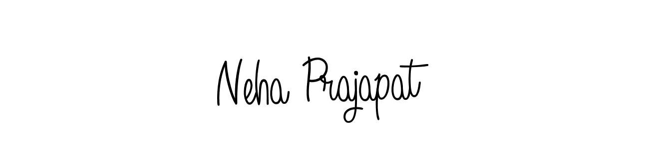 Also we have Neha Prajapat name is the best signature style. Create professional handwritten signature collection using Angelique-Rose-font-FFP autograph style. Neha Prajapat signature style 5 images and pictures png