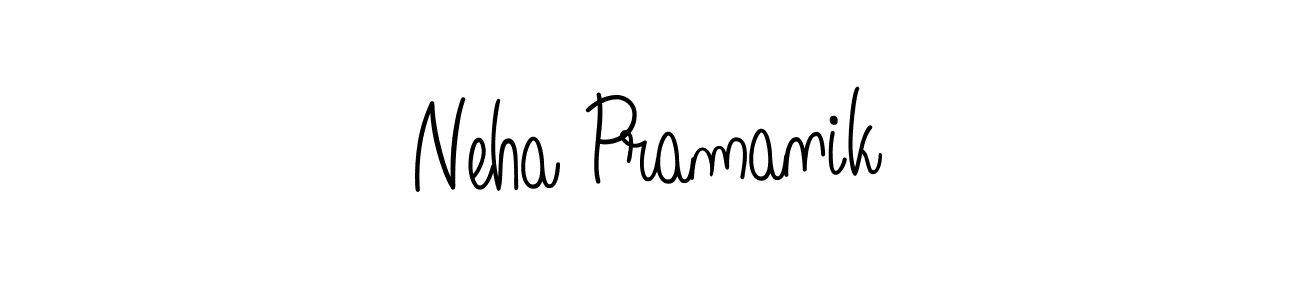 Neha Pramanik stylish signature style. Best Handwritten Sign (Angelique-Rose-font-FFP) for my name. Handwritten Signature Collection Ideas for my name Neha Pramanik. Neha Pramanik signature style 5 images and pictures png