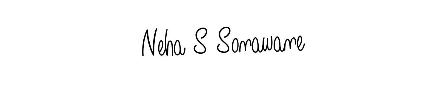 if you are searching for the best signature style for your name Neha S Sonawane. so please give up your signature search. here we have designed multiple signature styles  using Angelique-Rose-font-FFP. Neha S Sonawane signature style 5 images and pictures png