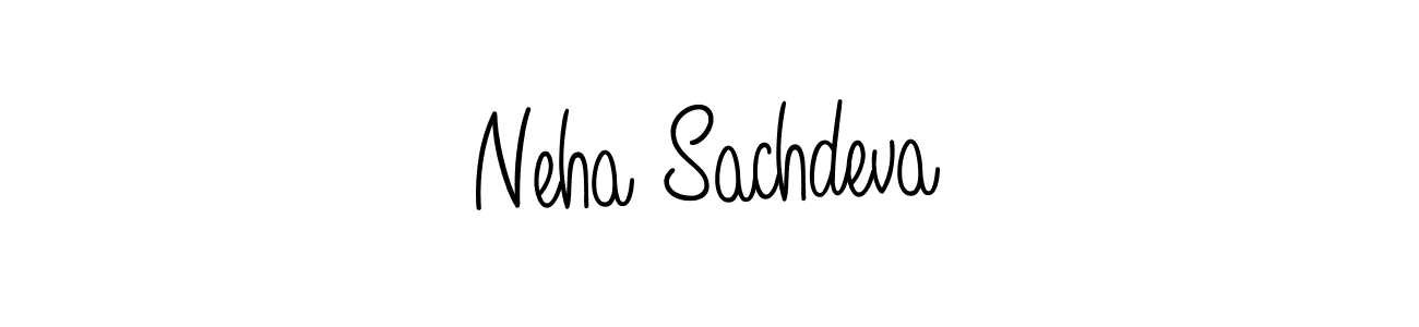 Make a beautiful signature design for name Neha Sachdeva. With this signature (Angelique-Rose-font-FFP) style, you can create a handwritten signature for free. Neha Sachdeva signature style 5 images and pictures png