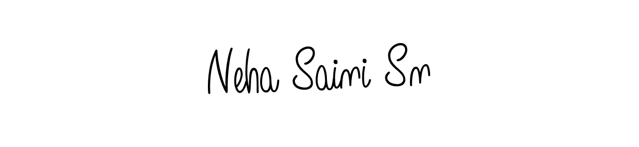 Once you've used our free online signature maker to create your best signature Angelique-Rose-font-FFP style, it's time to enjoy all of the benefits that Neha Saini Sn name signing documents. Neha Saini Sn signature style 5 images and pictures png