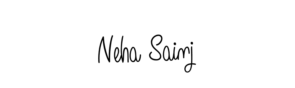 Make a short Neha Sainj signature style. Manage your documents anywhere anytime using Angelique-Rose-font-FFP. Create and add eSignatures, submit forms, share and send files easily. Neha Sainj signature style 5 images and pictures png